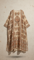 Chanderi Kurta with Block Print Motifs