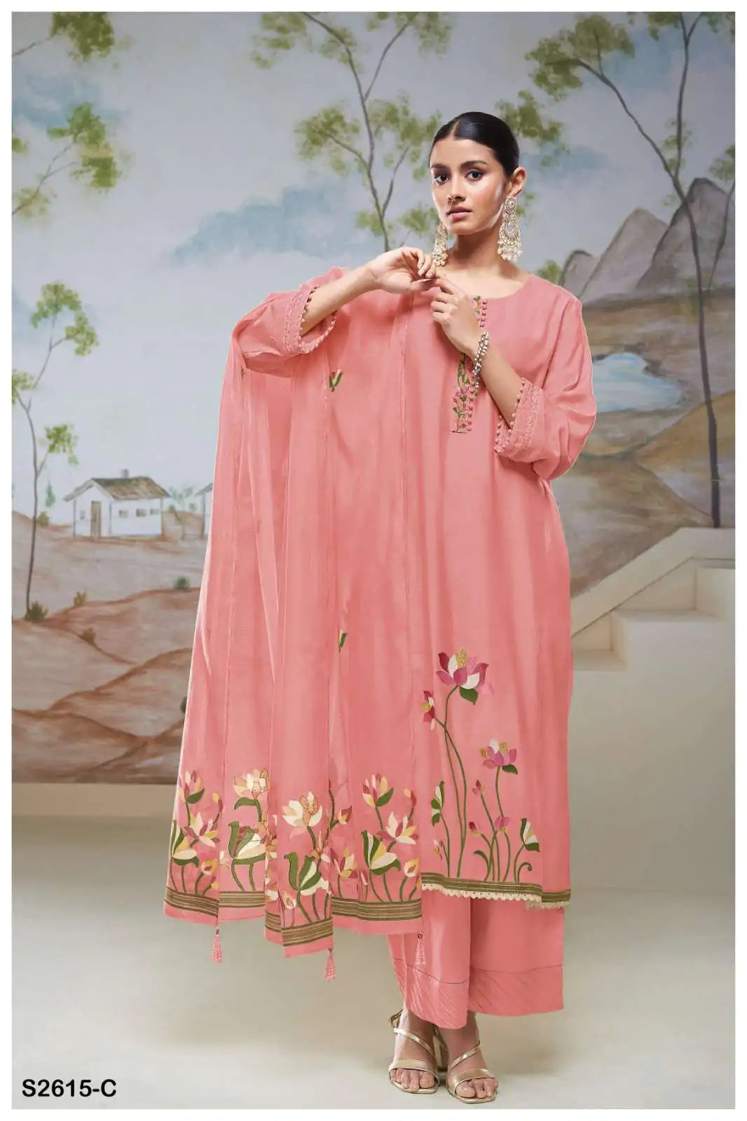 Ganga Suit - Pink